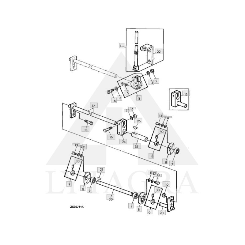 Rutulinis guolis JOHN DEERE JD39103