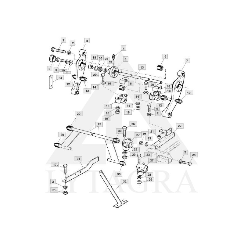 Įvorė guminė JOHN DEERE Z37972