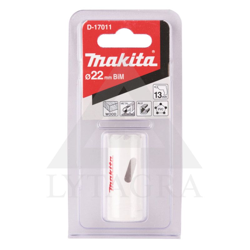 Bi-Metal 22mm gręžimo karūna Makita D-17011