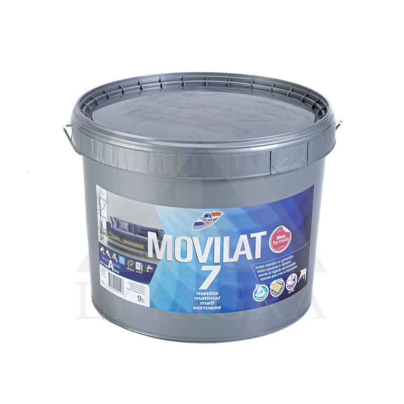 DISPER VAND DAŽAI MOVILAT-7(A) 9L MATINIAI