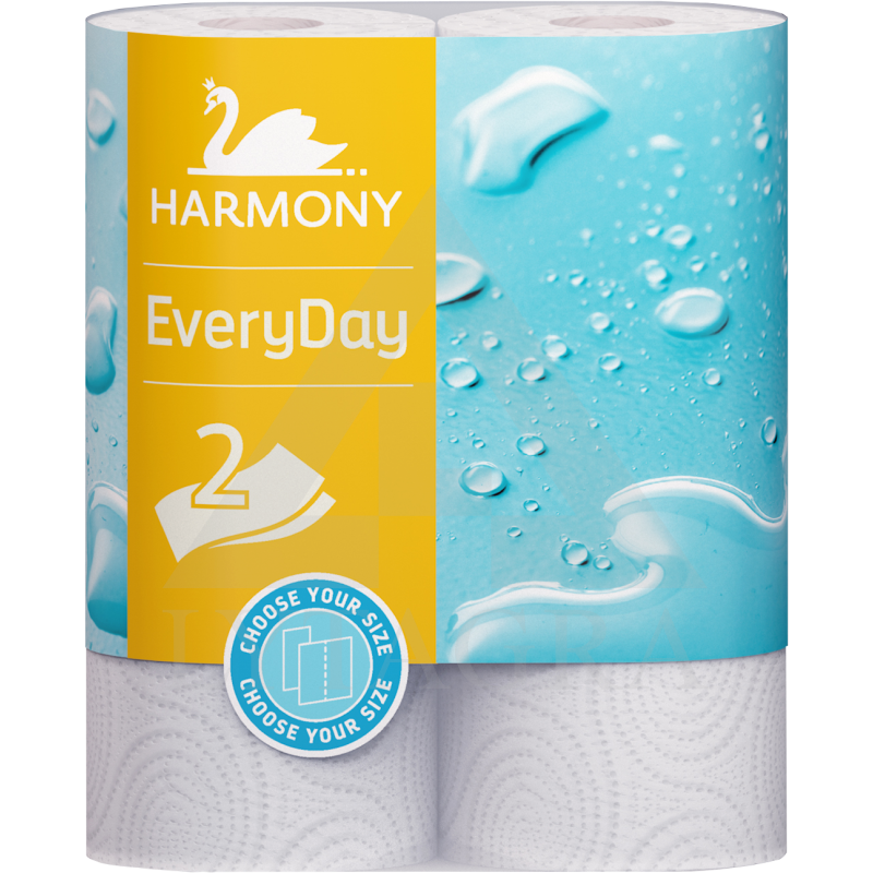 POPIERINIAI RANKŠLUOSČIAI HARMONY FAMILY PACK ,  POKE 2 VNT , 2 SLUOKSNIŲ , RULONE 11 METRŲ