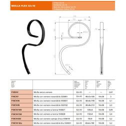Kultivatoriaus nagas 32X10 itališkas