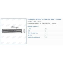 Spyruoklė spaudimo 26128