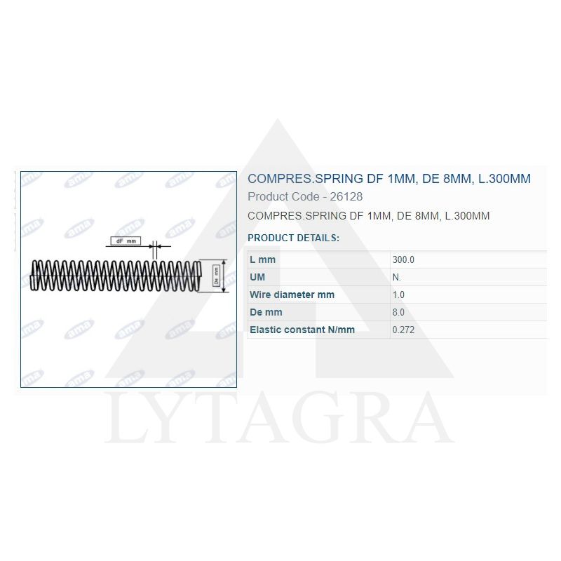 Spyruoklė spaudimo 26128