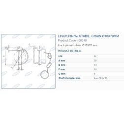 00248 TVIRTINIMO KAISTIS SU GRANDINE 16X70 mm00248