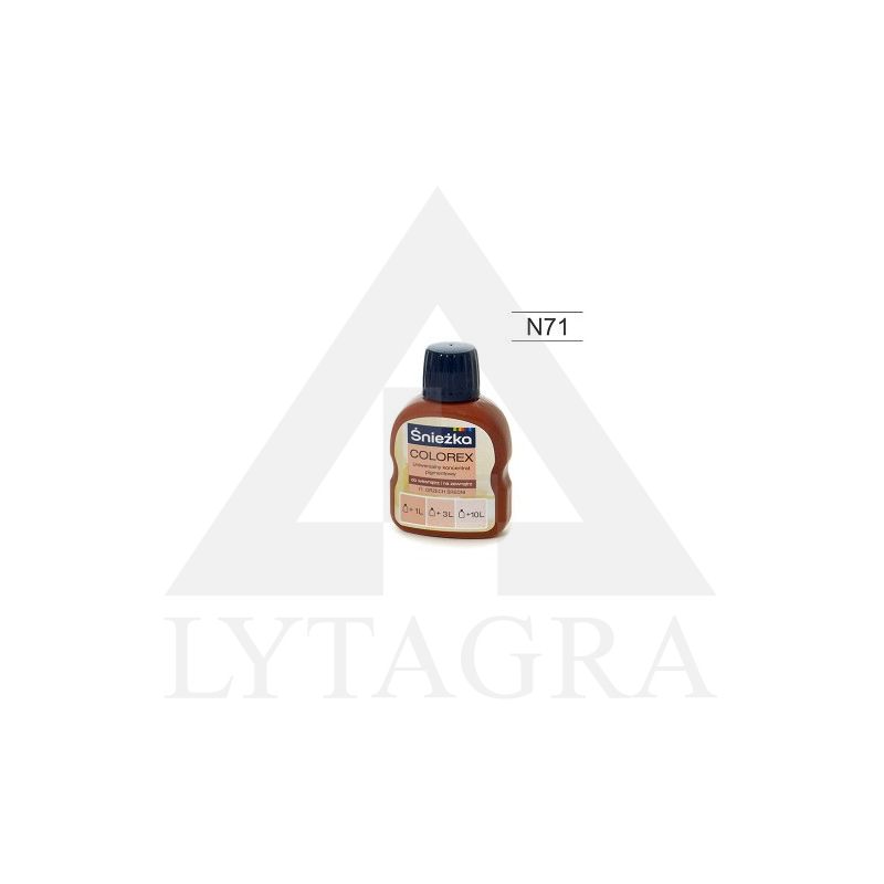 4124250 PIGMENTAS COLOREX RIEŠ UTAS VID 0,1L N71