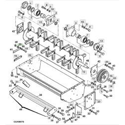 Įvorė smulkinimo peiliukui JOHN DEERE Z51243