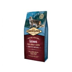 Ėdalas jautrioms ir ilgaplaukėms katėms Carnilove su lašiša 2 kg