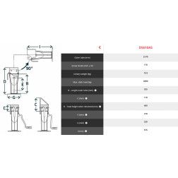 Priekabos kėliklis 6T mechaninis