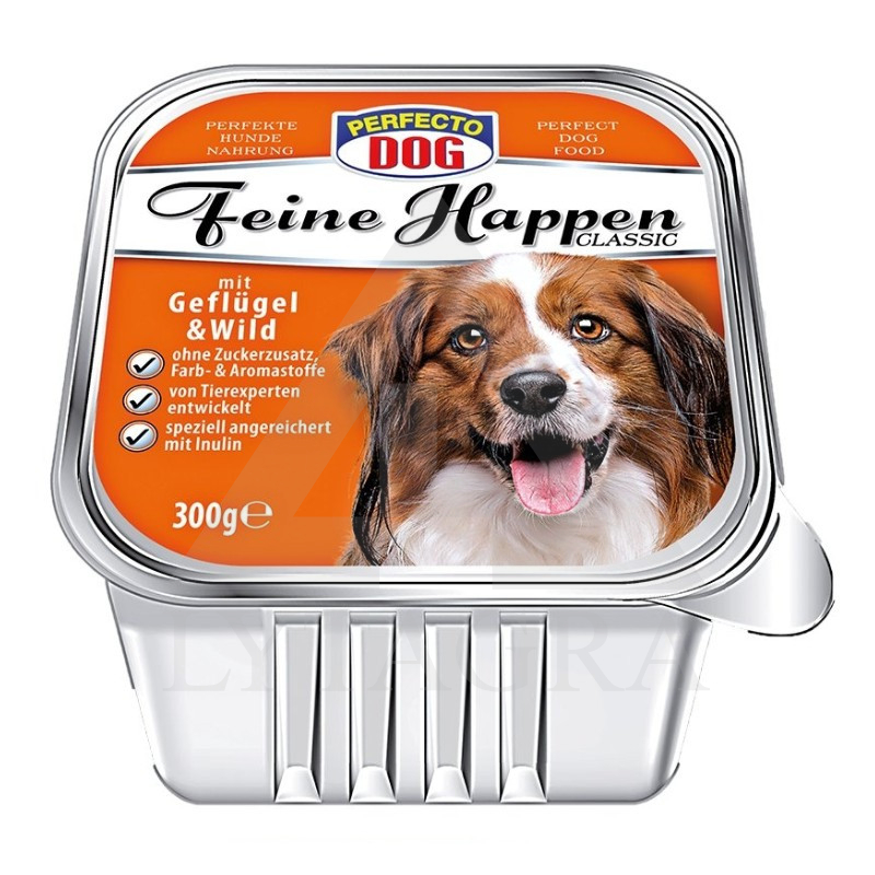 PAŠTETAS ŠUNIMS PERFECTO 14158 300 GR SU VIŠTIENA