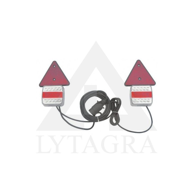 KES.102 Magnetinis led lempų komplektas su trikampiu atšvaitu