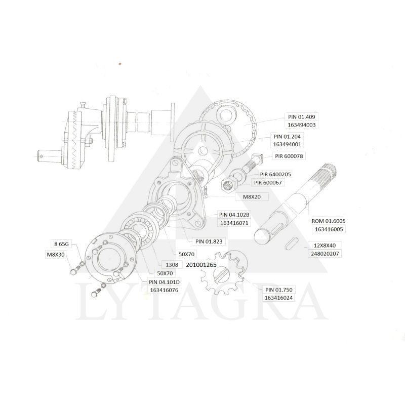 Diskas ROU-6 PIN 01.490