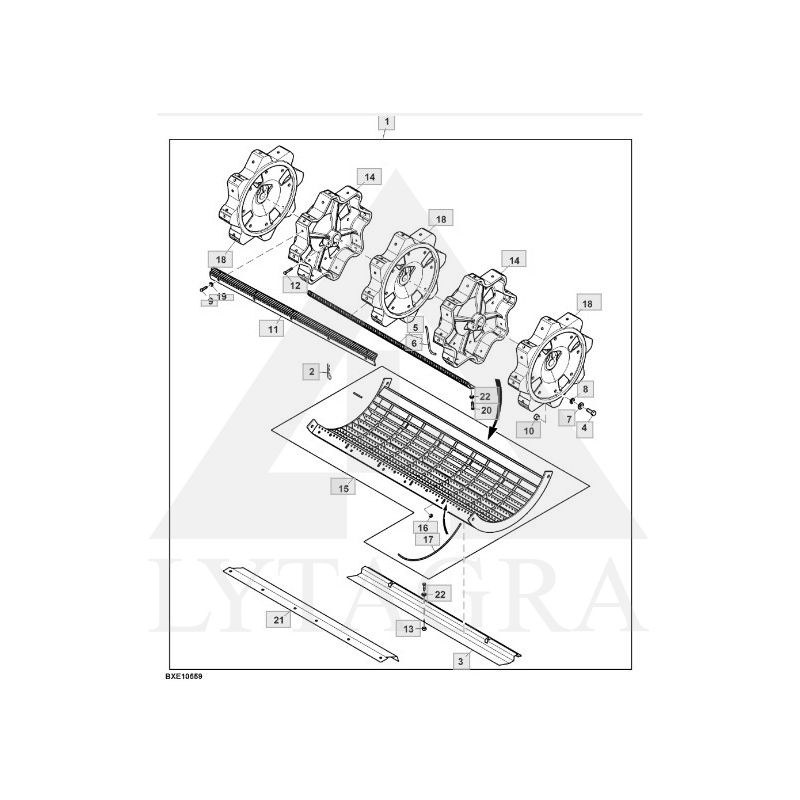 Spragilai (pora) JOHN DEERE DQ43066