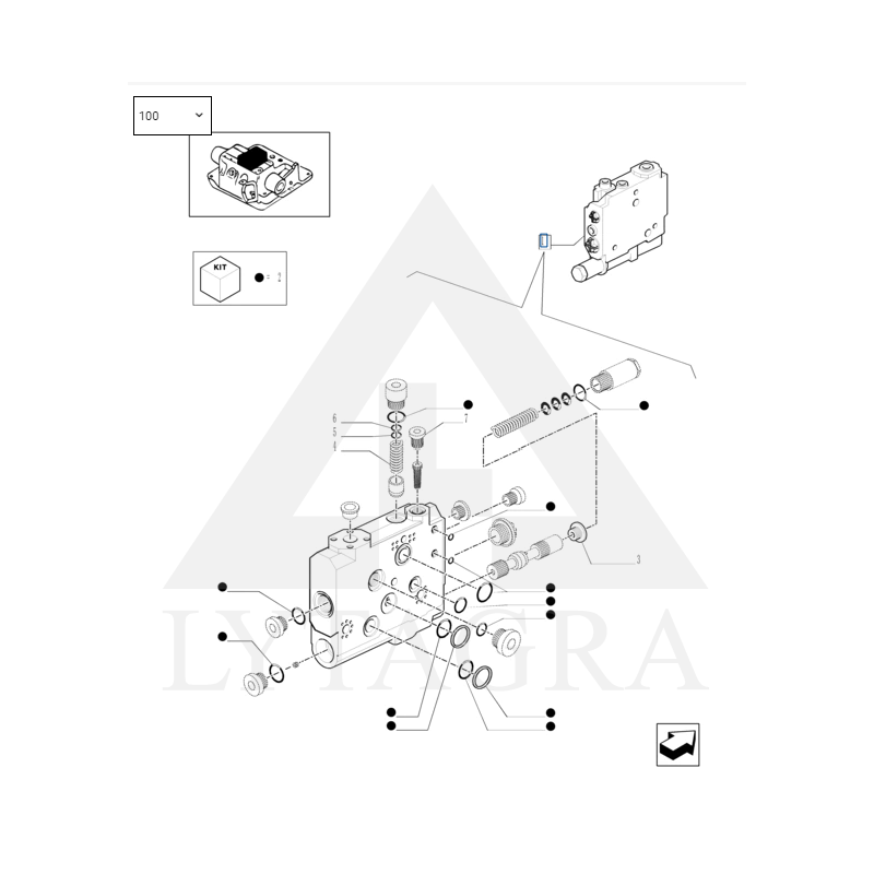47123176 HIDRAULINIS VOŽTUVAS