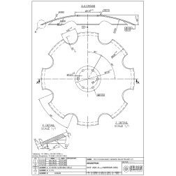 Diskas CELSAN 620x6 mm 6 skylės LEMKEN C 537011
