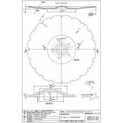 Diskas CELSAN sėjamosios 410x5 mm 5 skylės VADERSTAD C 534898