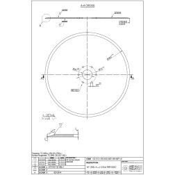 Diskas CELSAN sėjamosios 350x4 mm 6 skylės HORSCH C 537081
