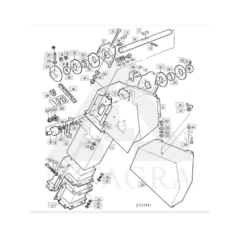 Žvaigždutė Z 8 Ø 25mm JOHN DEERE Z10997 Žvaigždutė Z 8 Ø 25mm JOHN DEERE Z10997