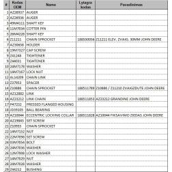 AZ23212 GRANDINE JOHN DEERE