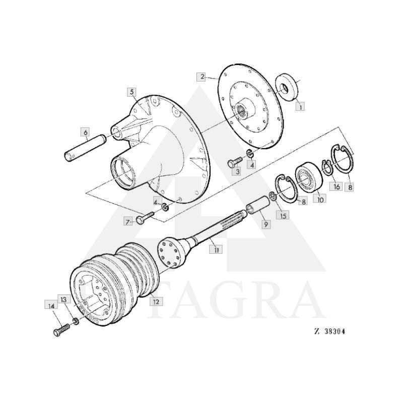 Velenas JOHN DEERE Z11407