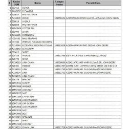 AZ24219/A31409 VARP.ELEVAT.GR. JOHN DEEREAZ24219