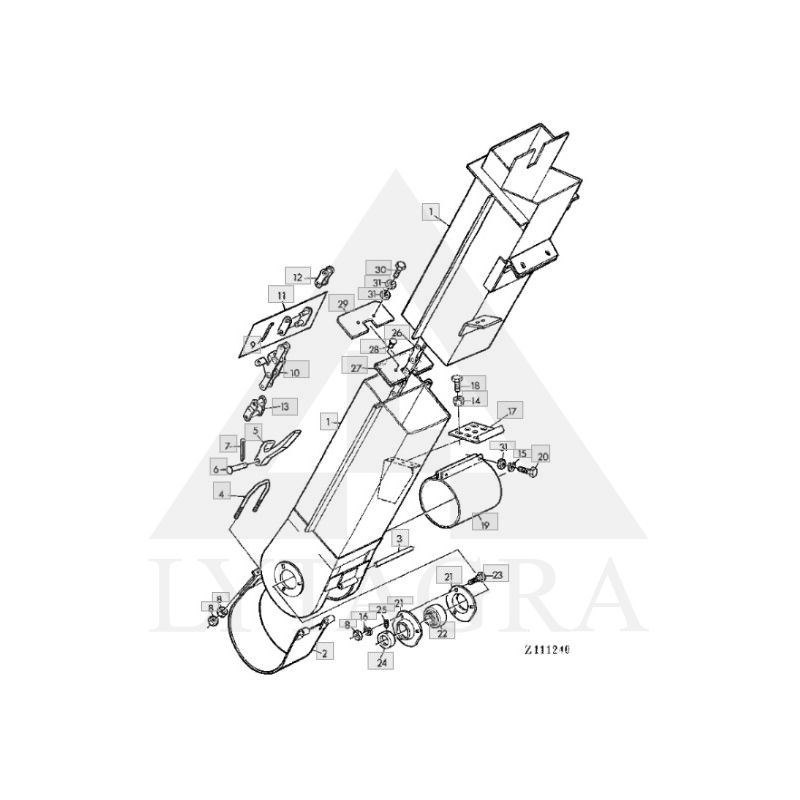 Grandinės sujungimas OL JOHN DEERE AL15482