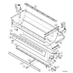 Peiliukas JOHN DEERE HXE13023