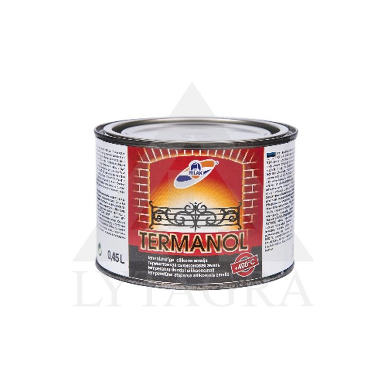 TERMANOL 0,45L KARŠČ ATSP JUODA (+400 SILIK EMAL)