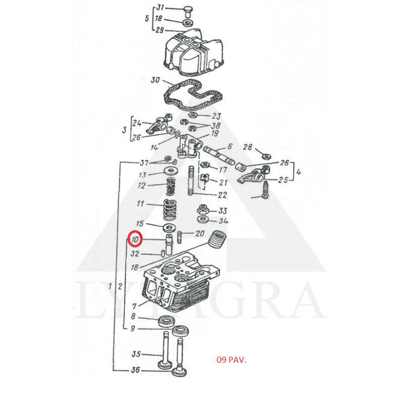 Įvorė D37M-1007333 A2
