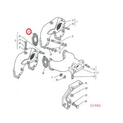 Įleidimo tarpinė D37M-1008070B