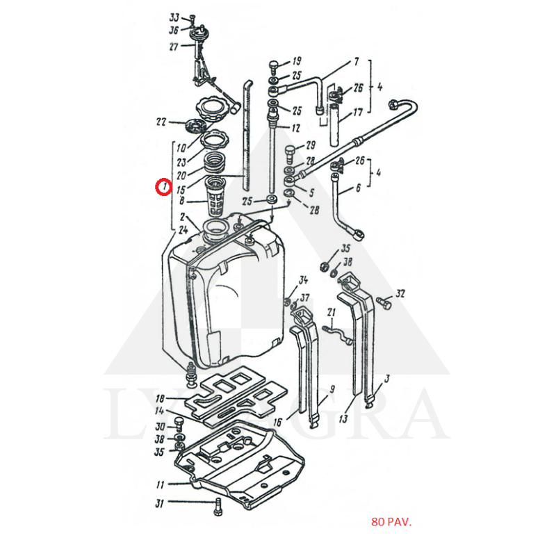 Kuro bakas A25.50.011B-10