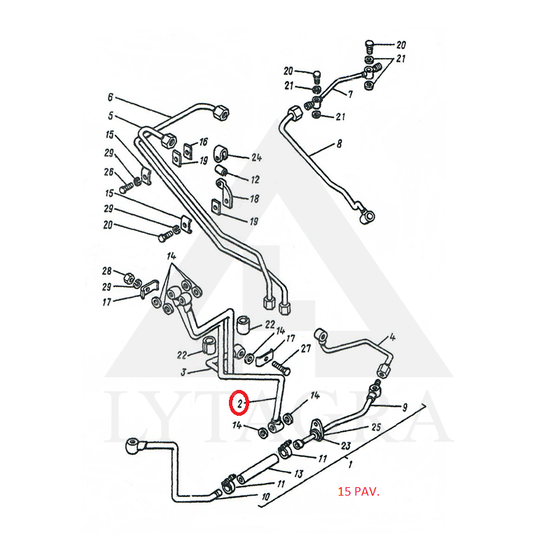 Kuro vamzdelis D21-1104120B