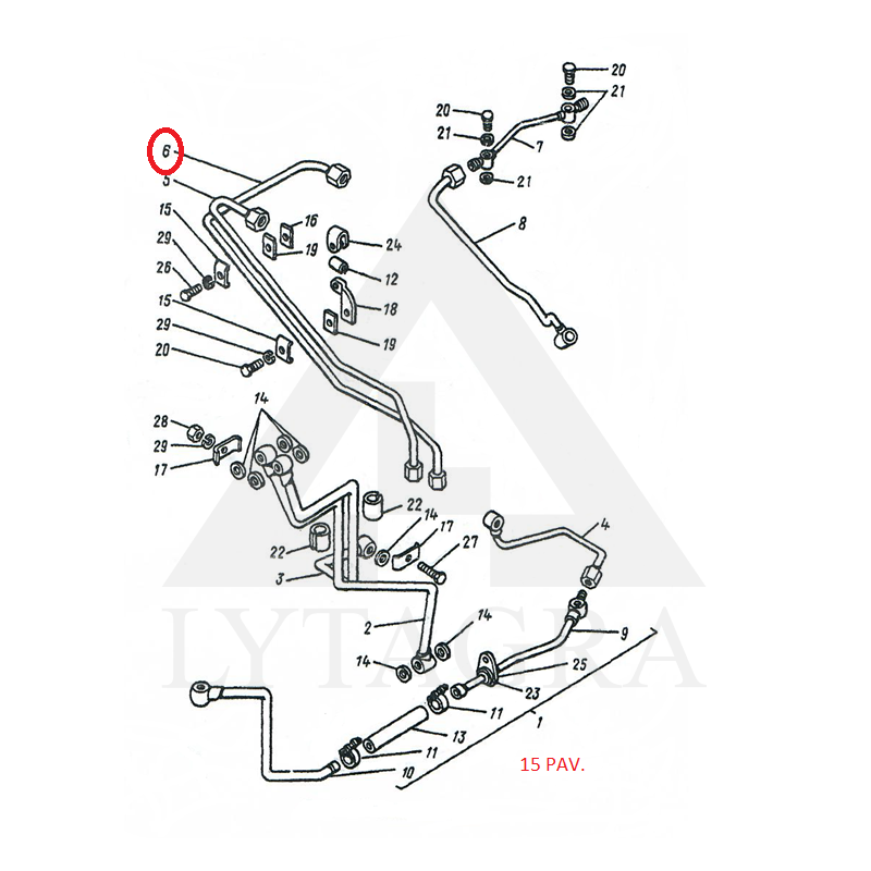 Kuro vamzdelis D37M-1104200-21
