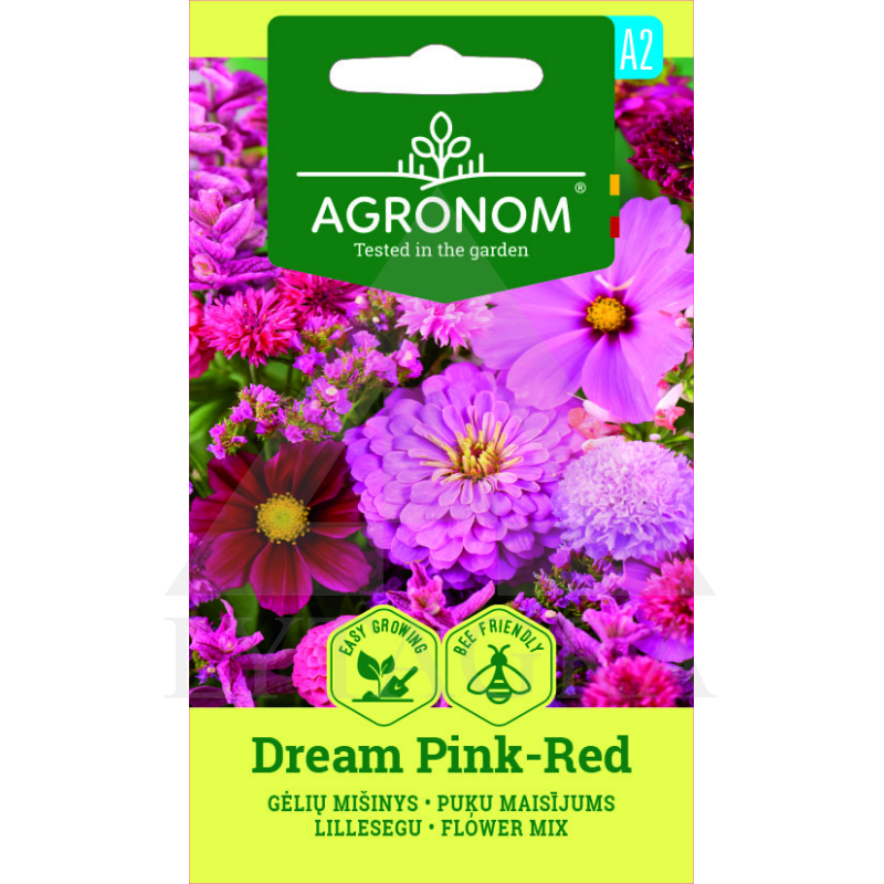 AGR GĖLIŲ MIŠINYS DREAM PINK RED 2G