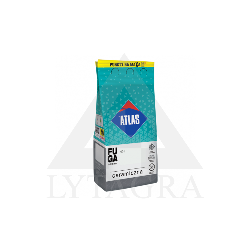 ARTIS 001 5KG BALTAS GLAISTAS PLYTELĖMS