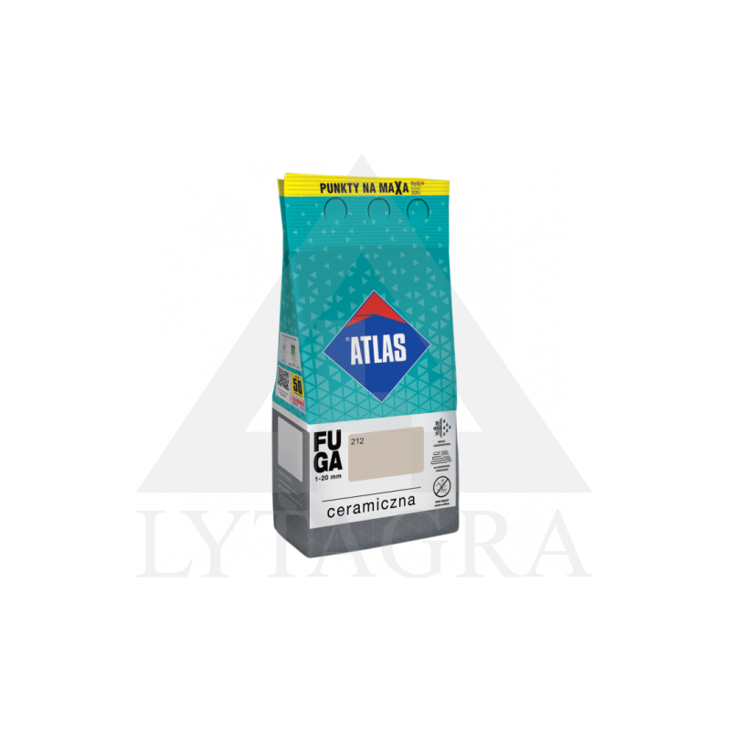 ATLAS KERAMINIS 212 2KG PILKAI RUDAS GLAISTAS PLYT