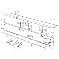 Varžtas su veržle M10x60mm CLAAS 236462