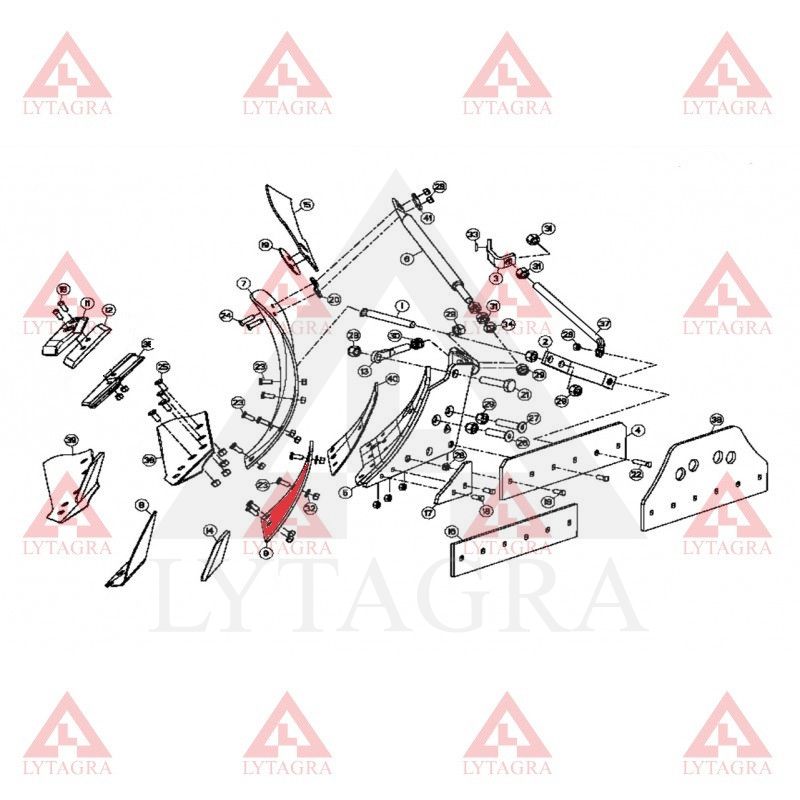619172 Keičiama dalis Kuhn