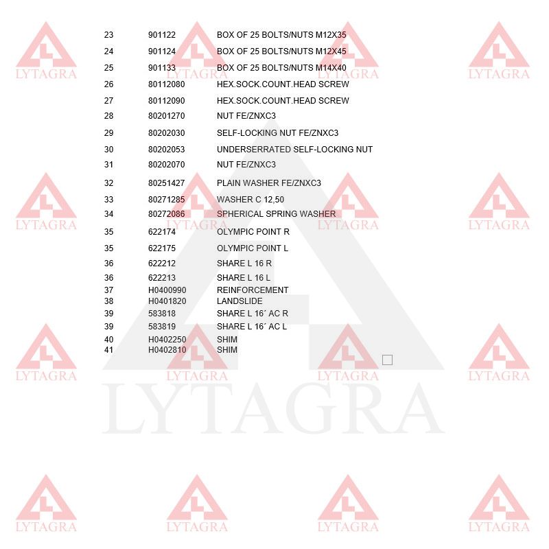 619172 Keičiama dalis Kuhn