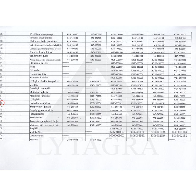 Valdymo plokštė Stromtec K70-200001 (PCB)
