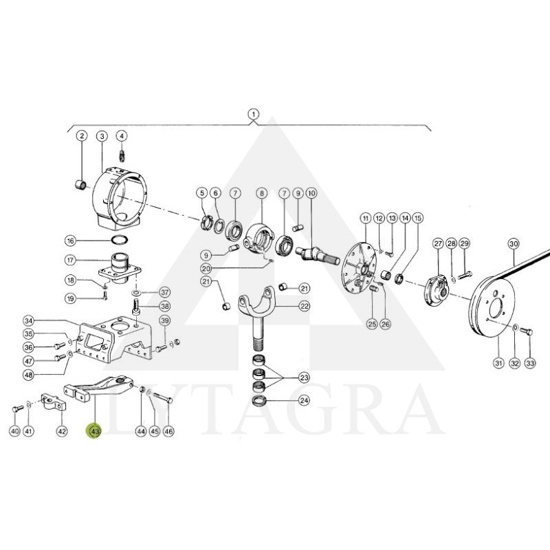 Reduktorius dalgiui iki 6m CLAAS 643656