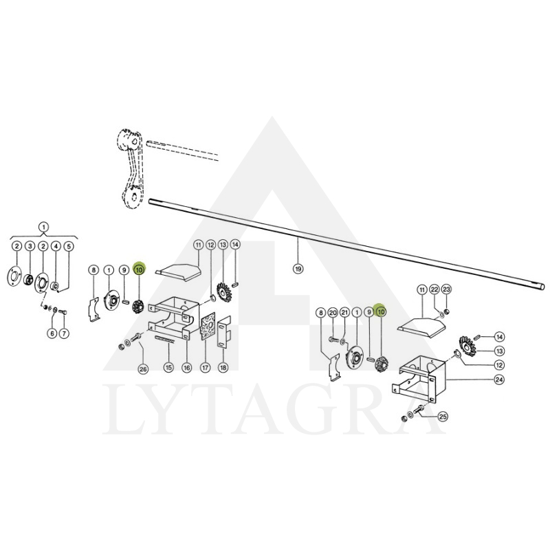 Kūginis dantratis CLAAS 605587