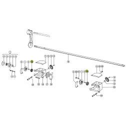 Reduktoriaus dantratis CLAAS 605588