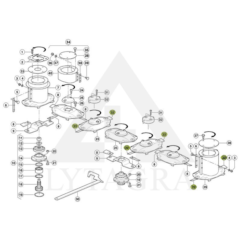 Peiliukas CLAAS 952043.0 42015.01 / 45362