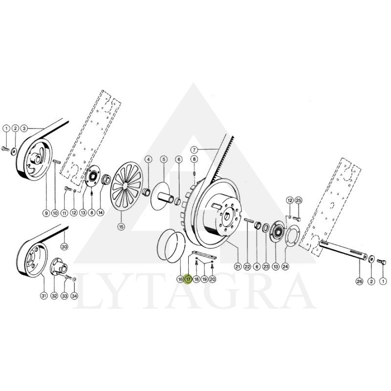 Pleištas 12X10X185 CLAAS 629509