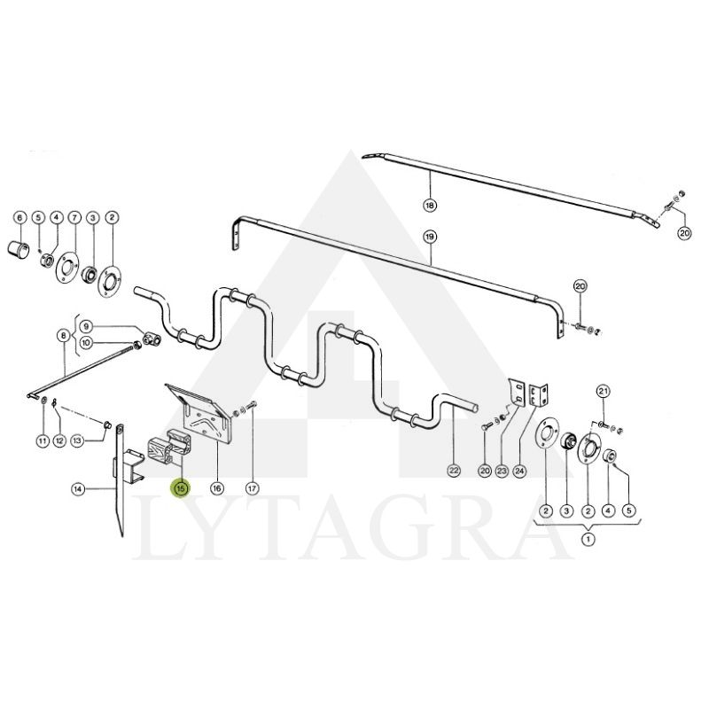 Traukės antgalis CLAAS 670497