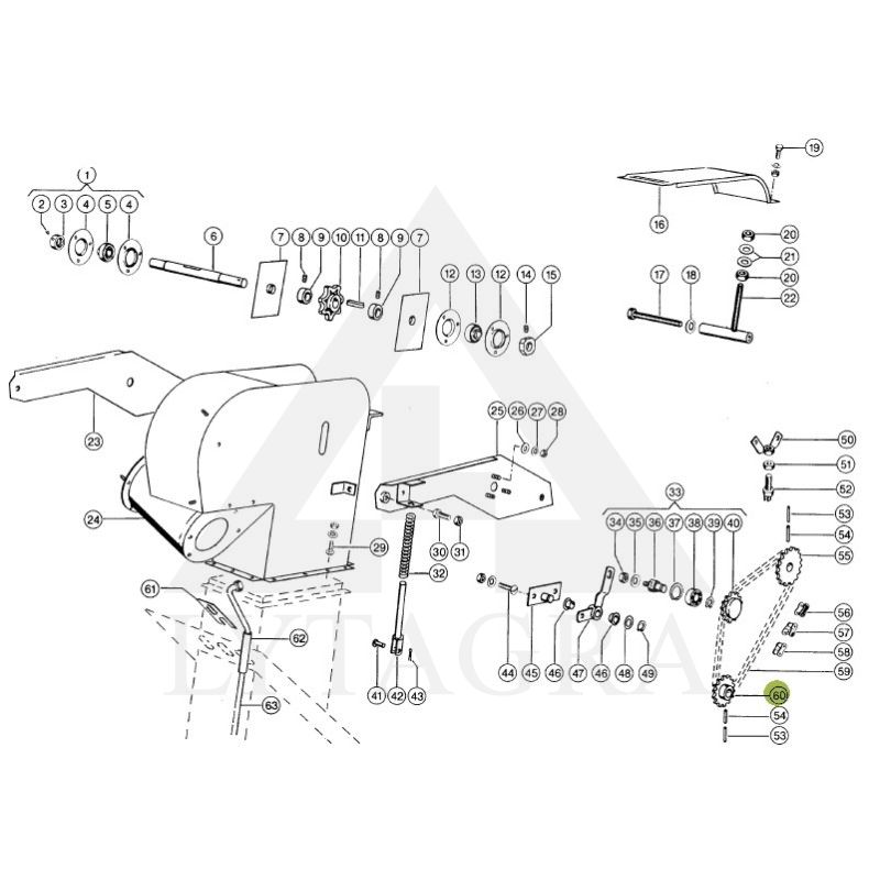 Grandinės sujungimas CLAAS 809403