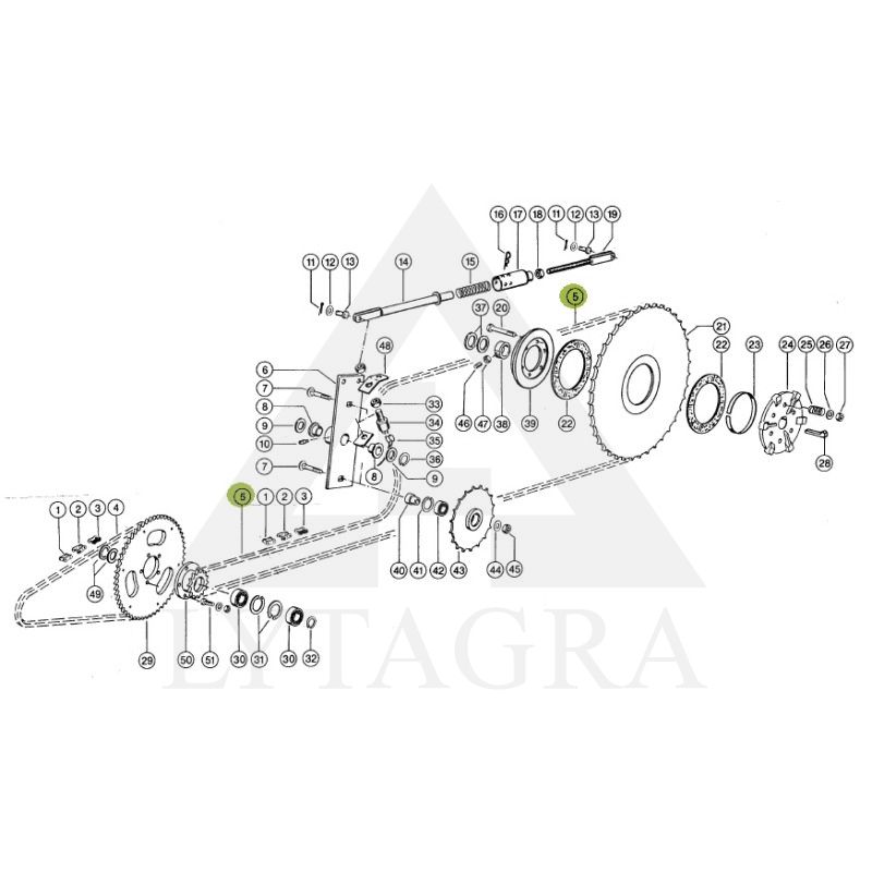 Grandinė CLAAS 626783