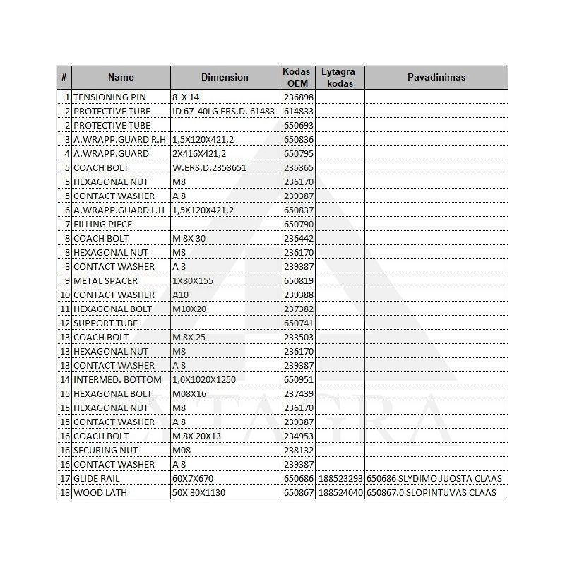650867.0 SLOPINTUVAS CLAAS