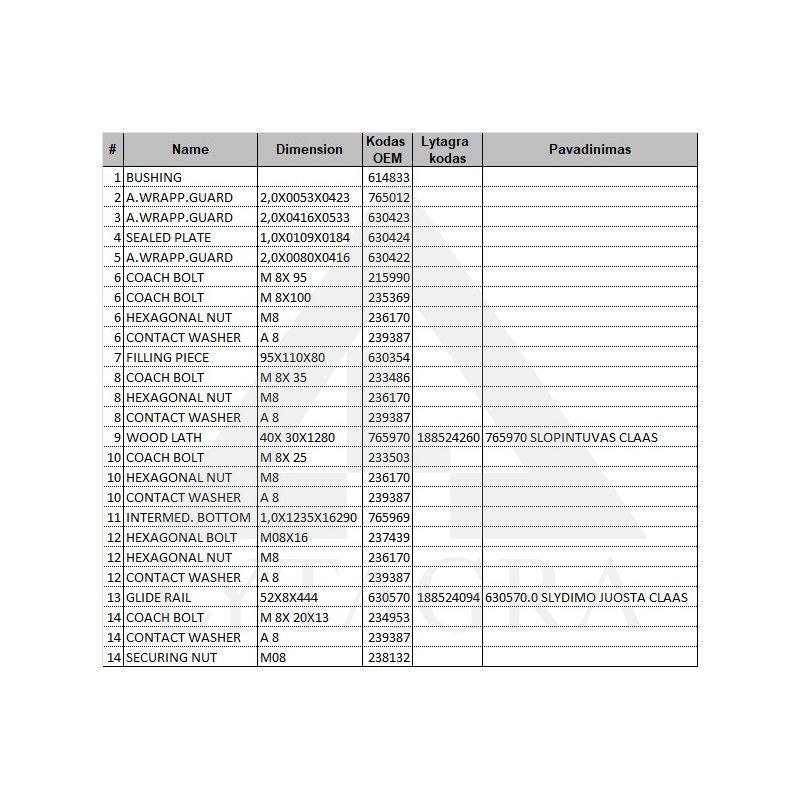 765970 SLOPINTUVAS CLAAS